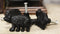 Cast Iron Rustic Western Black Bear Drawer Cabinet Door Knobs Hardware 12 Pack