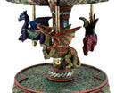 Ebros Eye Of Pandora Three Colorful Flying Dragons Clockwork Musical Carousel Statue