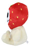 Red Yummy Ichigo Strawberry Furrybones Skeleton Plush Toy Doll 9"H Furry Bones