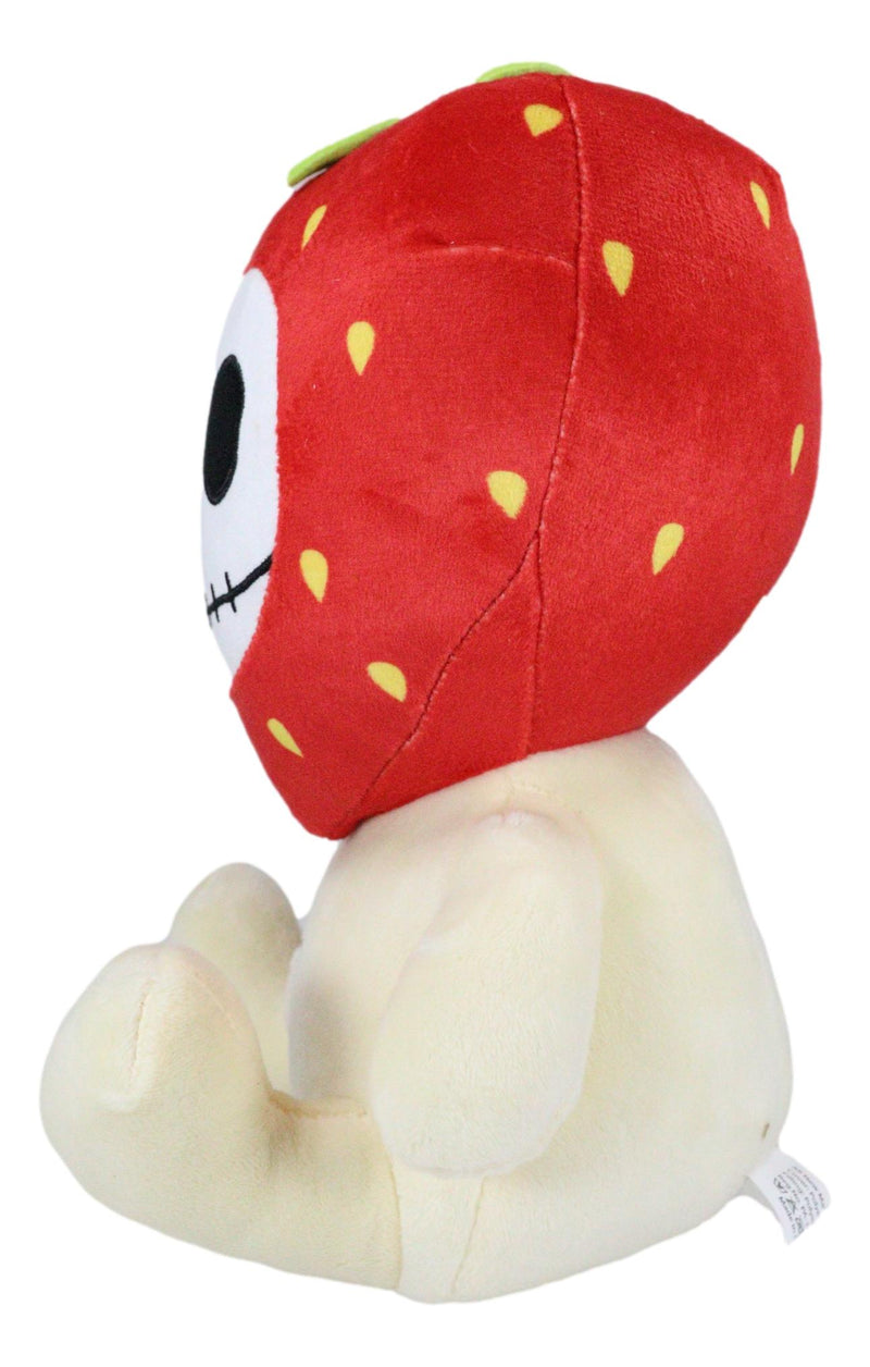 Red Yummy Ichigo Strawberry Furrybones Skeleton Plush Toy Doll 9"H Furry Bones