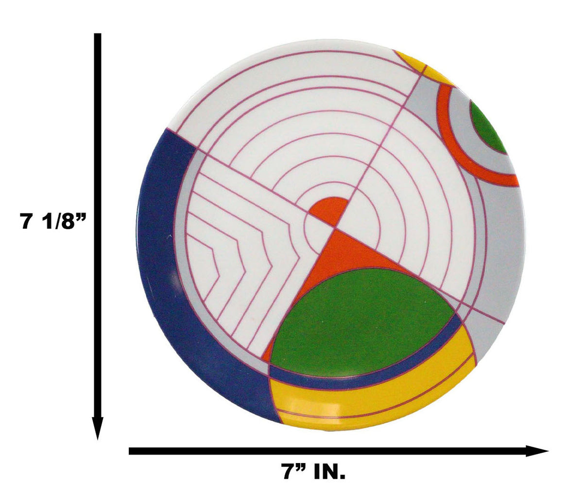 Frank Lloyd Wright Max Hoffman Rug Ceramic Appetizer Dessert Plates Pack Of 4