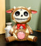 Furry Bones Brown Moo Moo Milk Cow Skeleton Monster Sit Up Ornament Figurine