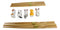 Colorful Calico Feline Kitty Cats Set of 5 Chopsticks And Flatware Holder Rests