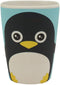 Ebros Penguin 5 Piece Organic Bamboo Dinnerware Set For Kids Children Toddler