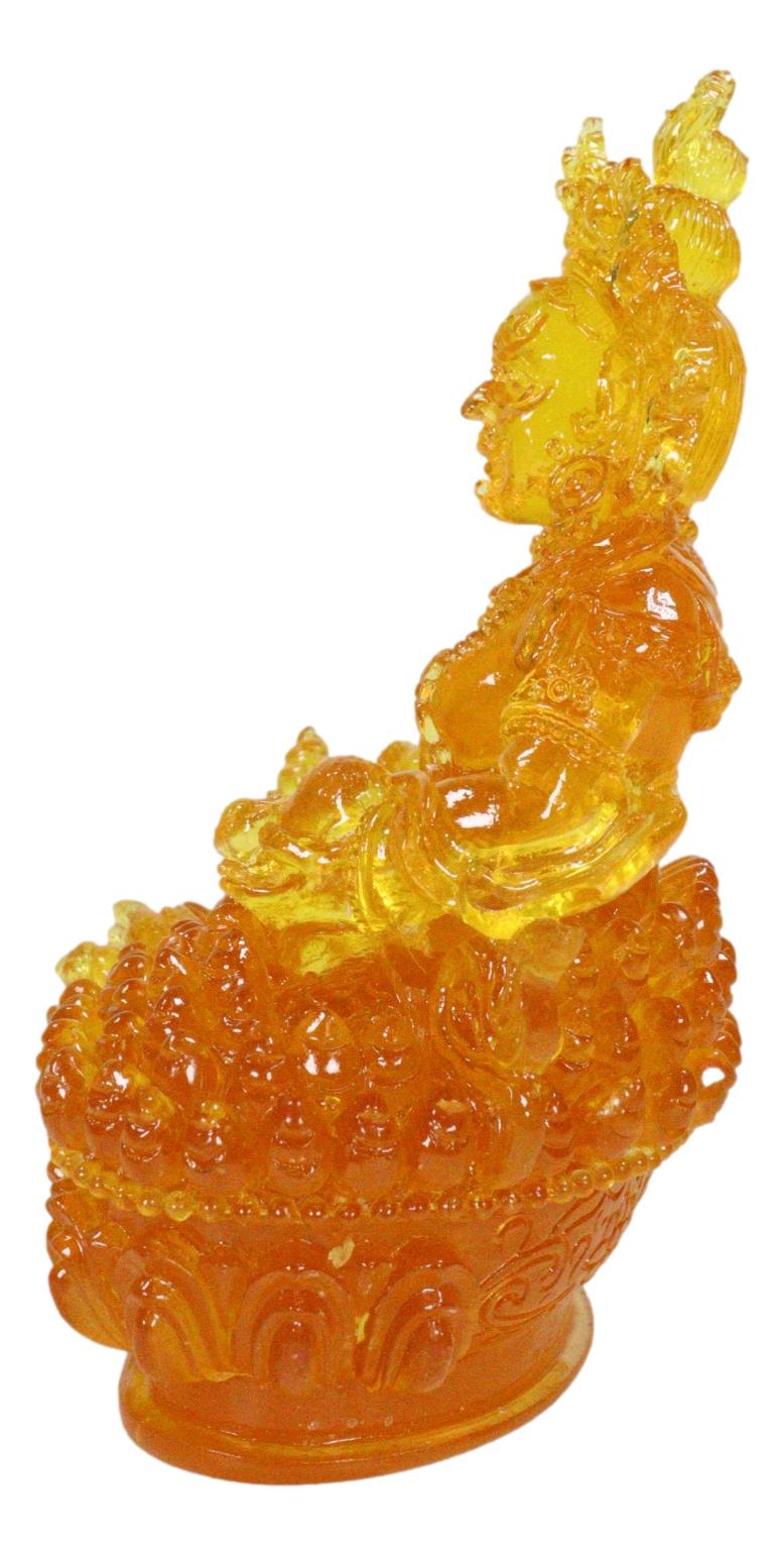 Feng Shui Zen Fortune Aditta Sutta Gautama Burning Buddha Acrylic Figurine