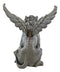 Ebros Gothic Winged Aslan Roaring Lion Battle War Cry Gargoyle Figurine 7"H