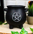 Black Pentagram Cauldron Terracotta Succulent Plant Planter Pot Or Pen Holder