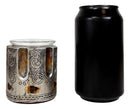 Set of 2 Rustic Western Pistol Bullet Barrel Votive Tea Light Candle Holders