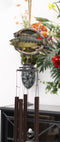 Fishing Marine Freshwater Striped Bass Fish Hanging Mobile Wind Chime Decorative