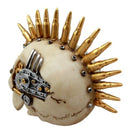 Steampunk Cyborg Punk Rock Aristocrat With Bullet Spikes Hair Figurine 6.75"L