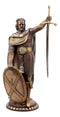 Ebros Braveheart Scottish Knight Sir William Wallace Drawing Sword Figurine 11.5"Tall Guardian of Scotland Decorative Statue