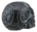 Ebros Black Astrology Paranormal Ouija Spirit Skull Statue 8.5"L Supernatural