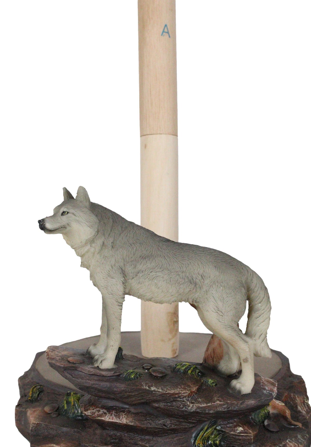 Rustic Wildlife Forest Alpha Gray Wolf Approaching Full Moon Paper Towel Holder