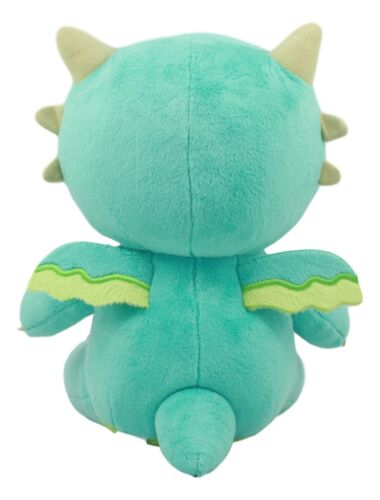 Larger Furry Bones Skeleton Teal Scorchie Dragon Plush Toy Doll Collectible