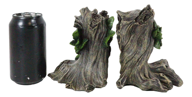 Ebros Celtic Forest Spirit Greenman Decorative Bookends Figurine Pair 5.5"H Set