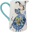 Ebros Blue & White Sea Turtle Ceramic Dinnerware (Hot/Cold Drink Jug Pitcher, 1)