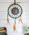 Ebros Native American Blue Sky Stone Turquoise Dreamcatcher Wall Decor 6.5" Dia