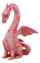 Valentine Cupid Love Pink Dragon Figurine 4.25"H Romantic Female Dragon Statue