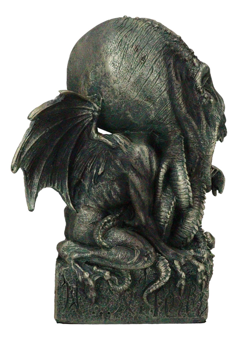 Myths Legends Ocean Terror Demonic God Cthulhu Baring Teeth and Tongue Figurine