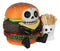 Furry Bones Stacked Up Hamburger Sandwich And Fries Skeleton Furrybones Figurine