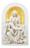 Ebros Michelangelo Saint Peter's Basilica La Pieta Wall Decor Plaque Figurine Resin