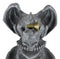 Gothic Chimera Gargoyle On Fountain Pedestal Backflow Incense Cone Burner Decor