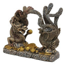 Feng Shui Yin Yang Marriage Harmony Heaven Celestial Dragon And Phoenix Figurine