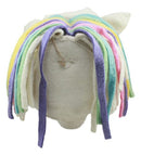 Ebros Fiona Walker England Handmade Organic Baby Animal Head Wall Decor The Originals Collection Large (Rainbow Unicorn Head)