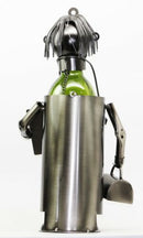 General Doctor Physician On Duty Hand Made Metal Wine Bottle Holder Caddy Decor