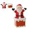 Ebros Christmas Decor Santa On Chimney Ceramic Salt Pepper Shakers