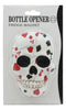 Small Gambling Den Poker Skull Beer Bottle Opener Decor Fridge Magnet