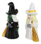 Good And Bad Elphaba Glinda Witches Carrying Broomsticks Salt And Pepper Shakers