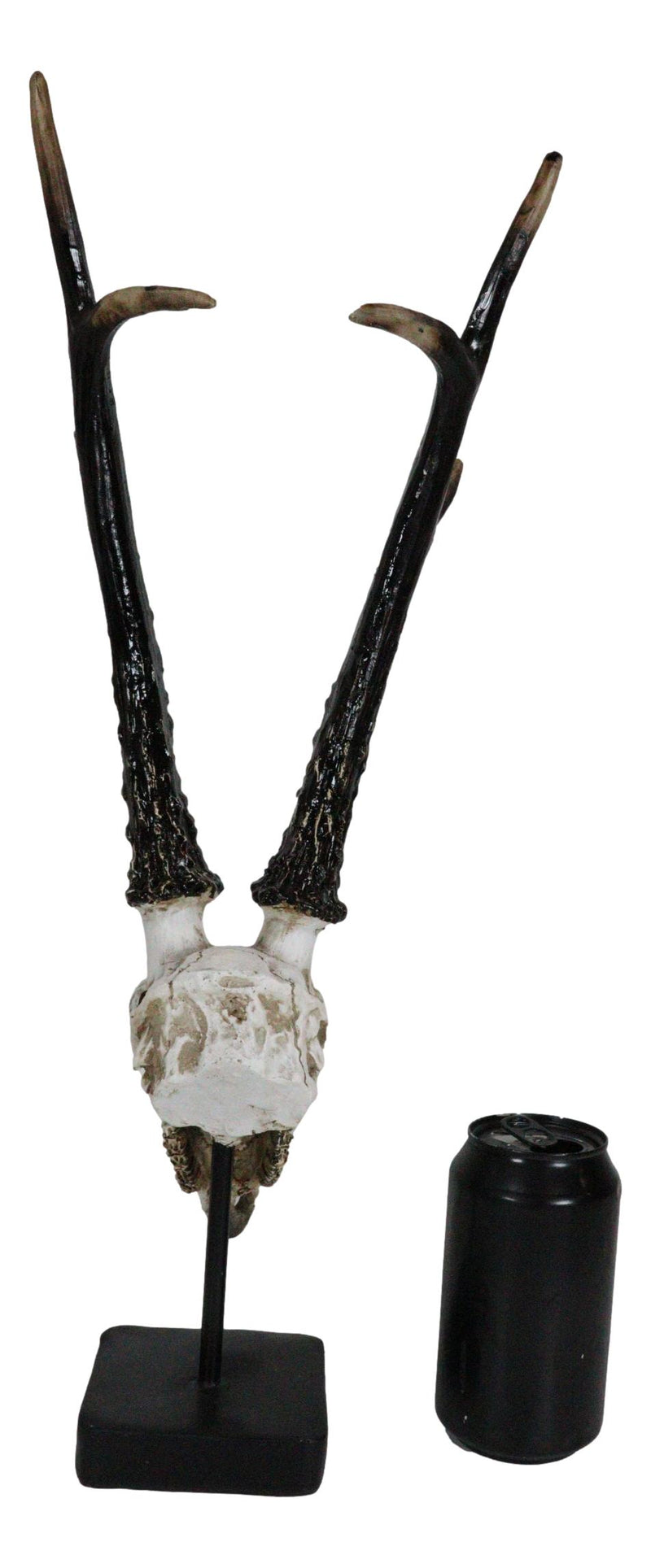 Large 19"H Rustic African Gazelle Antelope Bust Head Sculpture With Trophy Base