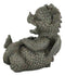 Ebros Whimsical L.O.L Soul Garden Laughing Out Loud Dragon Statue 7.75" Tall Faux Stone Resin Finish Hilarious LOL Fantasy Animated Dragons Welcome Guest Greeter Decor Figurine