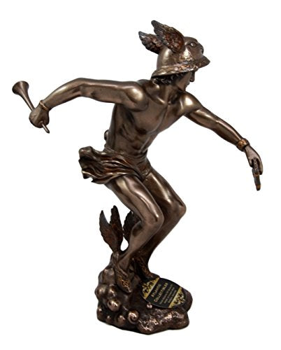 Ebros Greek Hermes God of Messengers Decorative Figurine 10