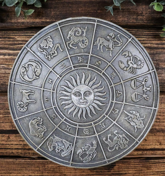 Greek Astrological Horoscopes Zodiac Constellations Belenos Sun God Wall Decor