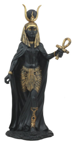 Ebros Egyptian Goddess Hathor Statue 11"H Deity Of Motherhood Joy Love Feminism - Ebros Gift