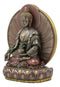 Ebros Bodhisattva Bhaisajyaguru Medicine Buddha Meditating On Lotus Throne 6"H