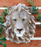 Ebros Lion Head Wall Decor Plaque 16"Tall Taxidermy Art Alpha Pride Rock King