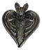 Gothic Winged Vampire Bat Awakening Jewelry Coin Dish Trinket Dish Tray Figurine