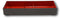 Red Black Japanese Long Bento Box With Dividers 3 Compartments Platter Plate