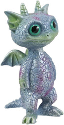 Ebros Small Aurora Borealis Baby Dragon Statue 3.5" High Wyrmling Dragonling
