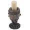 Skull Skeleton Grip Of Death Chalice Goblet Bronzed Toothpick Holder