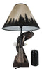 Wings Of Glory Soaring Bald Eagle Table Lamp 20" Tall Patriotic Lighting Accent