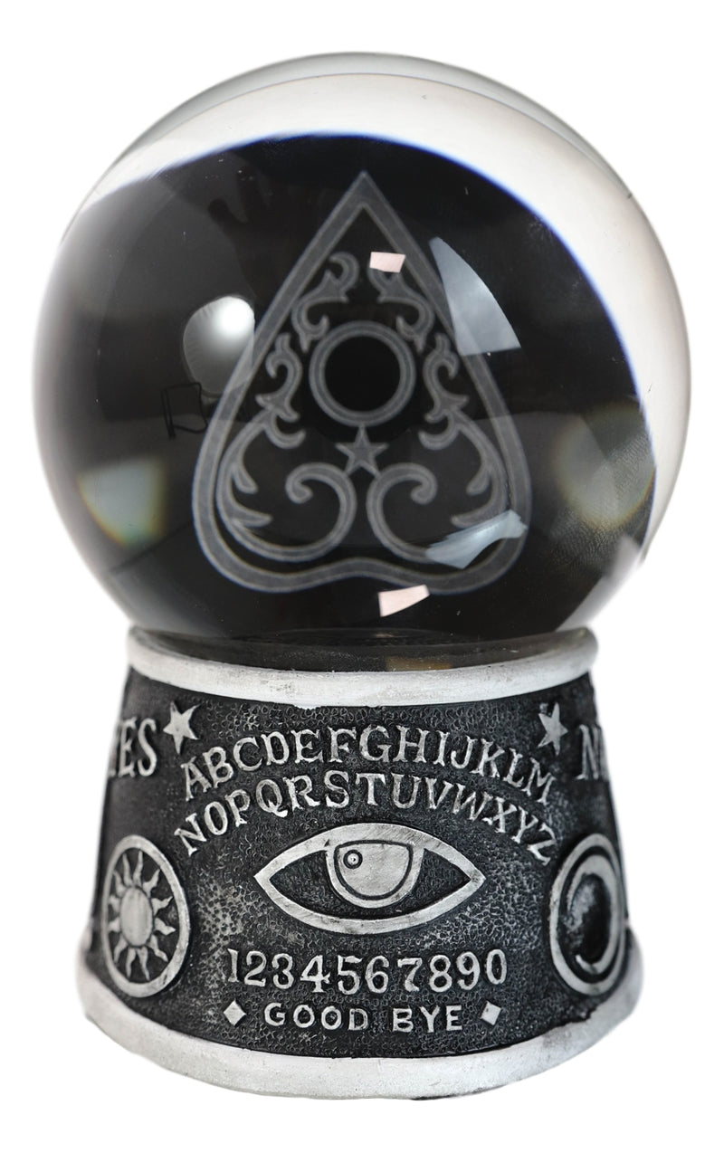 Wicca Ouija Spirit Board Evil Eye Planchette LED Glass Gazing Ball Figurine