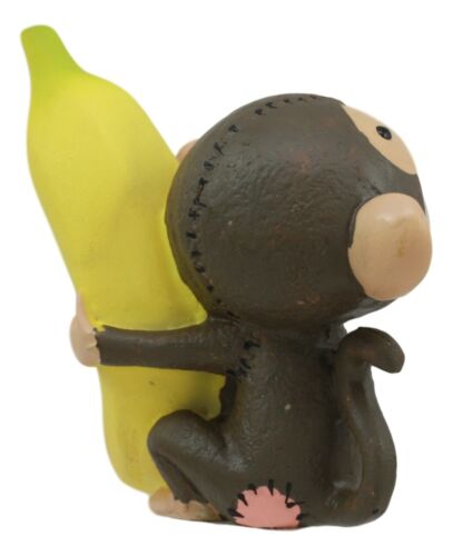 Furrybones Munky Monkey Loves Banana Voodoo Skeleton Figurine 3"Tall Furry Bones