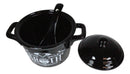 Wicca Bat Cauldron Broth With Pentagram Fine Bone China Bowl With Spoon And Lid