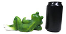 Corny Green Frog With Hello Sweet Cheeks Sign Decorative Toilet Topper Figurine
