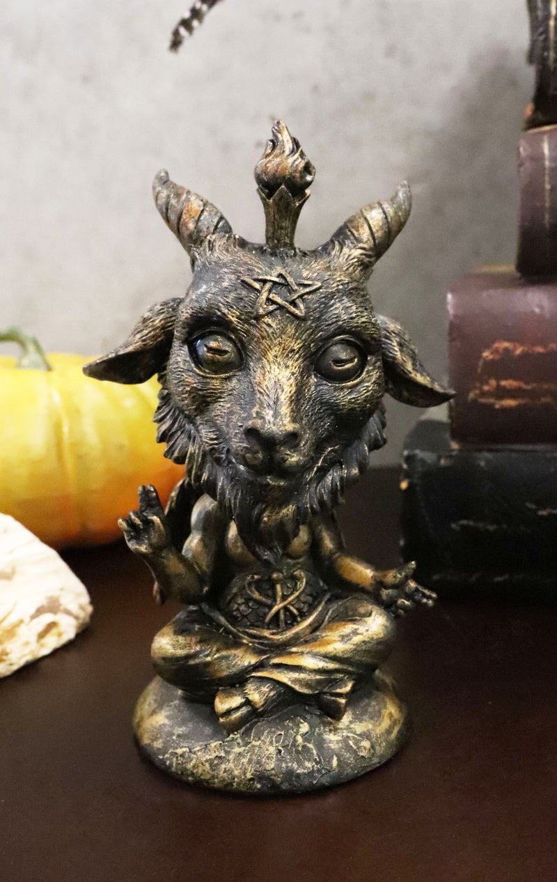 Ebros Sabbatic Goat Of Mendes Samael Lilith Baphomet Bobblehead Figurine