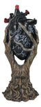 Wicca Spirit God Celtic Greenman Ent Holding Black Human Anatomy Heart Figurine
